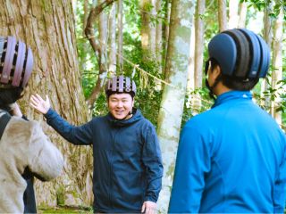 小型自転車でのサイクリングツアーとなります♪