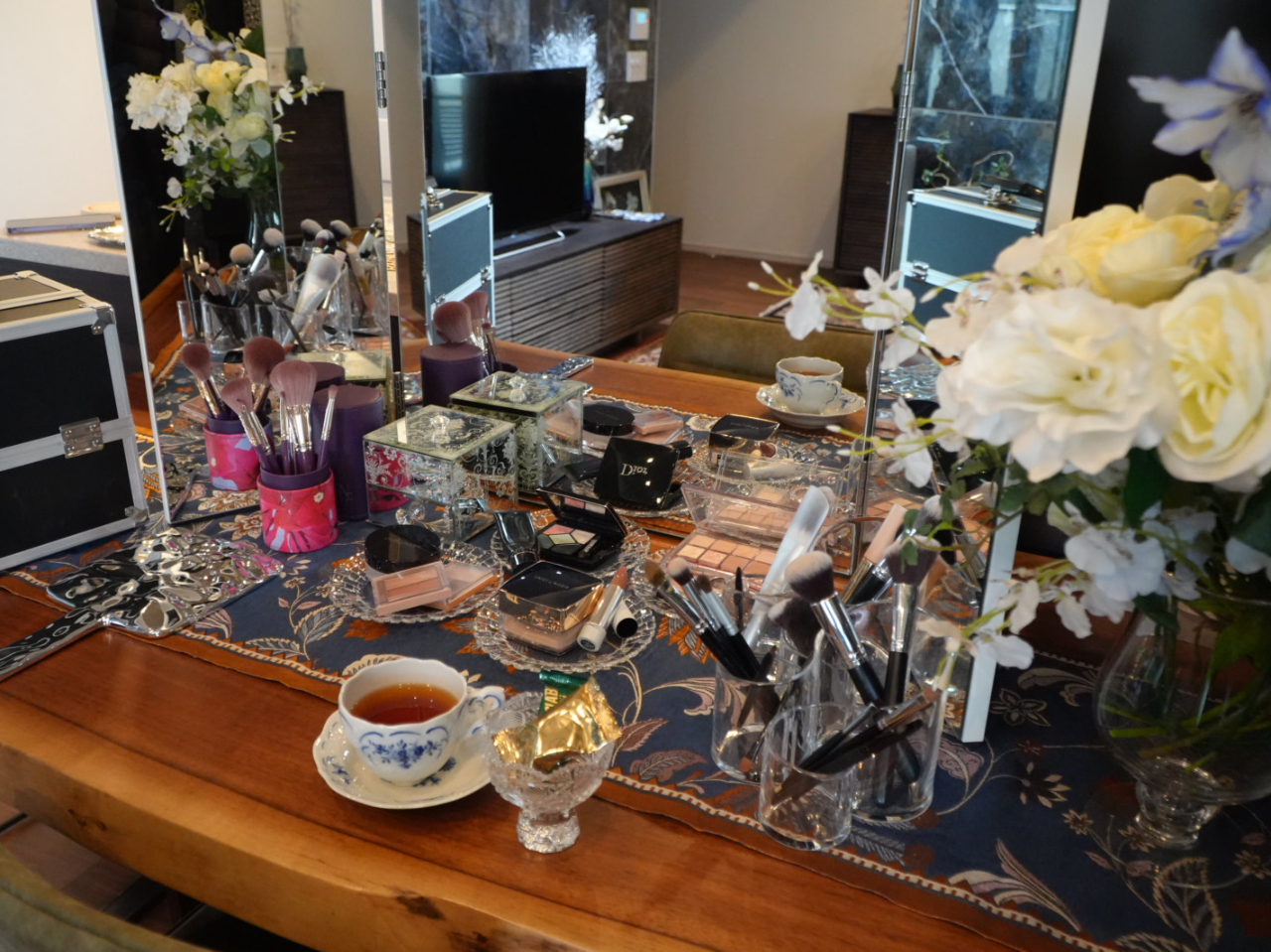 一緒にお茶をしながら、楽しくカウンセリングからスタートします♪