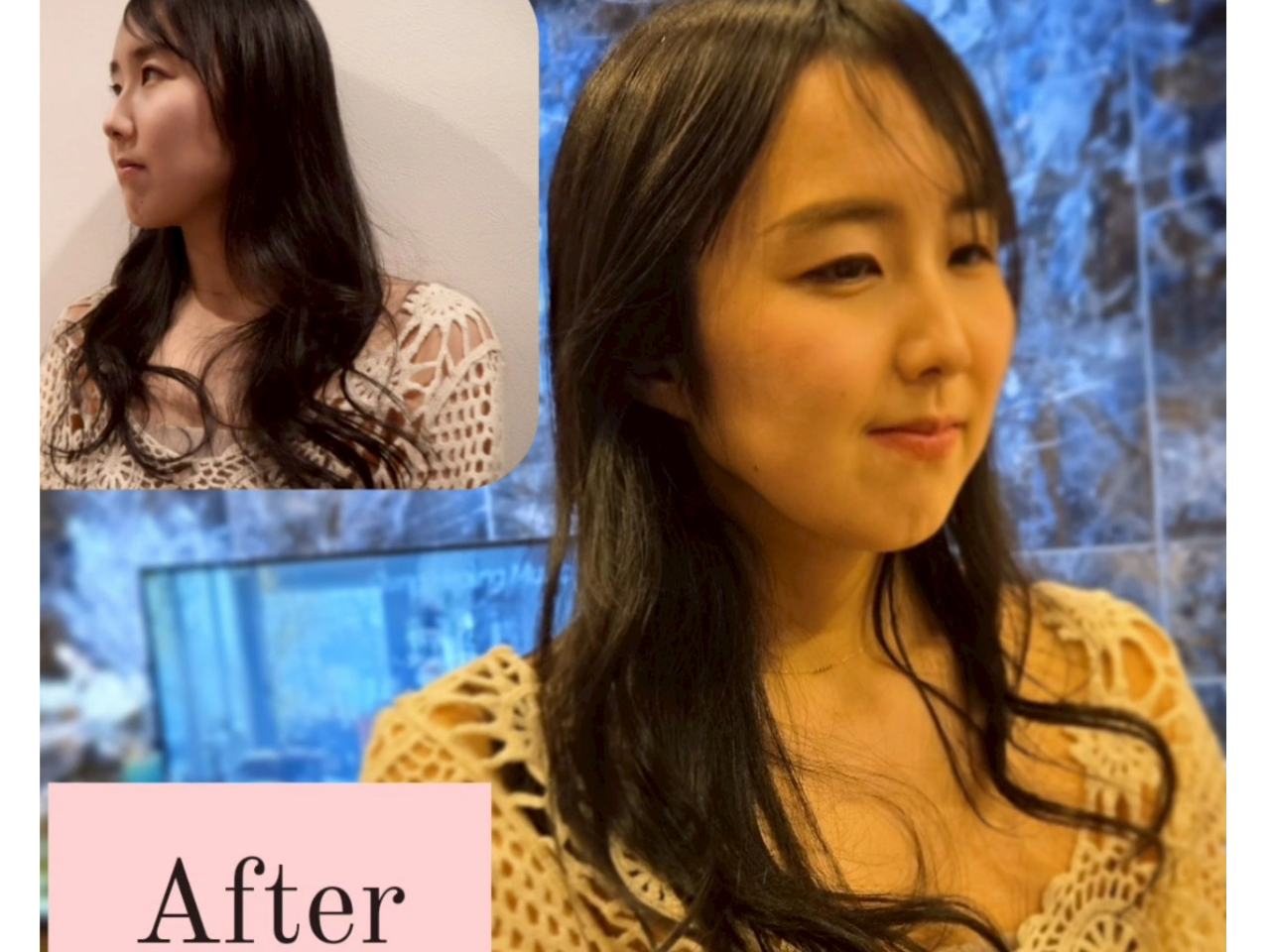 《例》After:洋服をご持参いただきそのままお出かけに☆ということも可能です