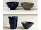 釉薬の色は白・黒・茶・瑠璃から選べます。