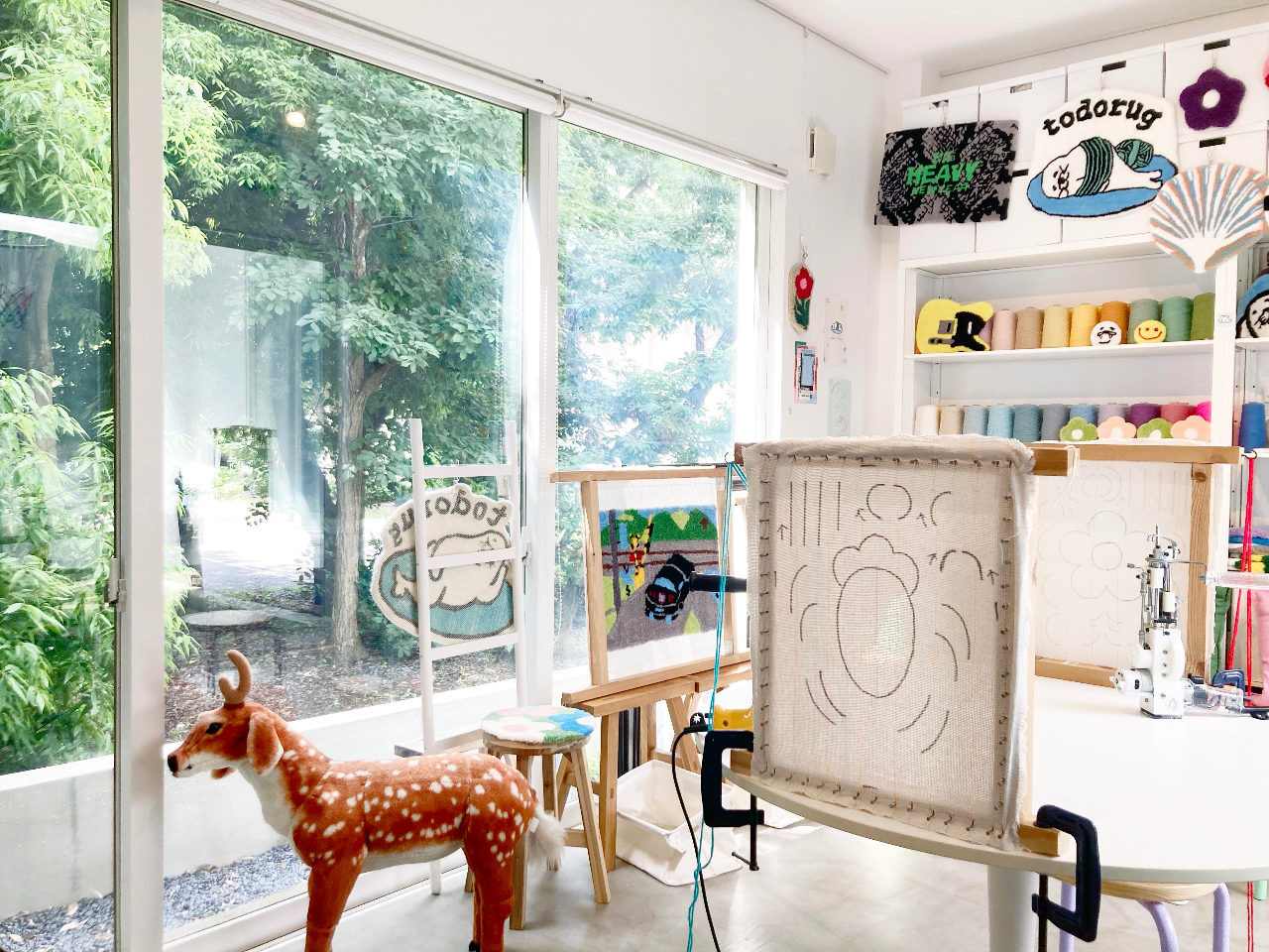 【千葉・タフティング】チェアラグが作れるプラン♪デザインは65種類《ファミリー・...