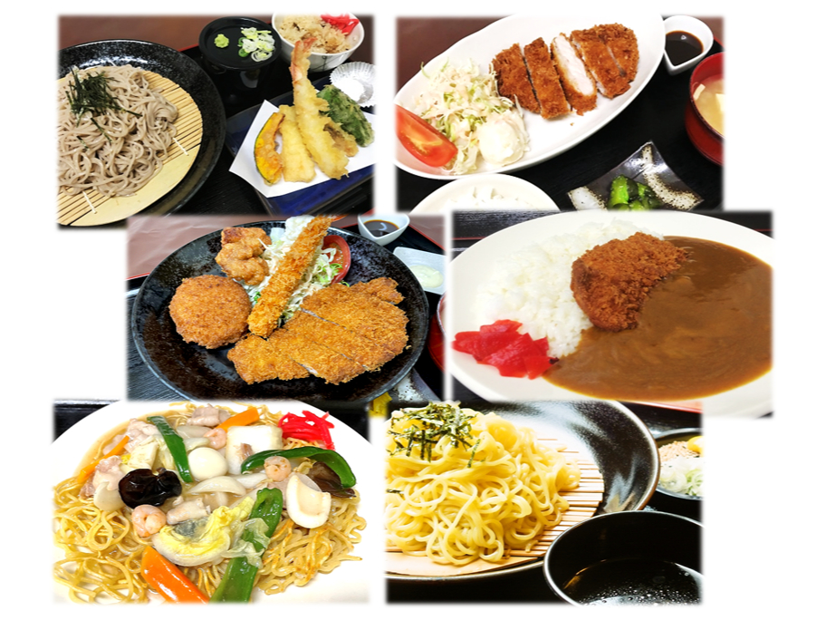 食事メニュー一部 お食事処営業時間: 12:00〜22:30 お食事ご利用時間12:00〜20:30(ドリンク・デザートは22:30まで)