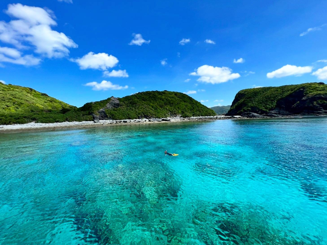奄美大島のシュノーケルツアーは空撮が最高に写真映えします!!