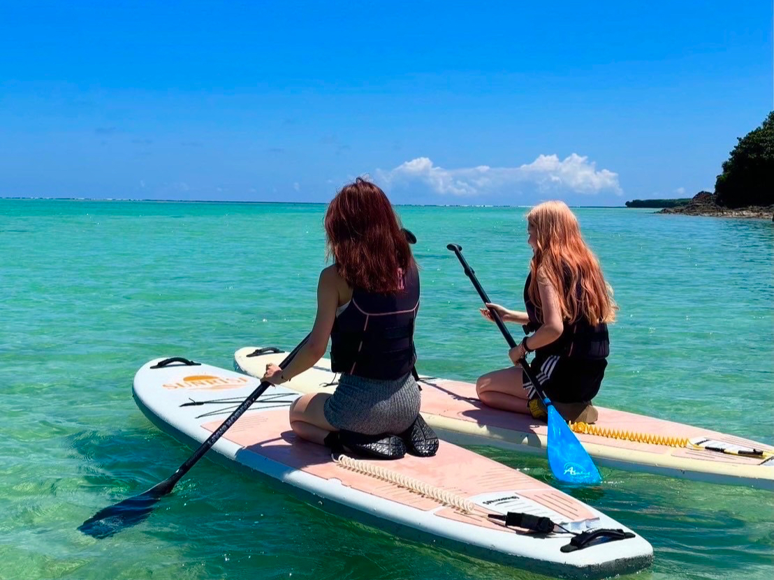 奇跡の透明度!透き通る久米島ブルーの海で最高の思い出を♪