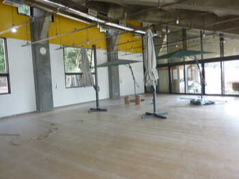 雨天の場合、無料開放多目的ホール