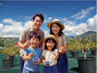 ファミリーにもお勧め!大粒で甘いブルーベリーを30品種以上栽培しています。