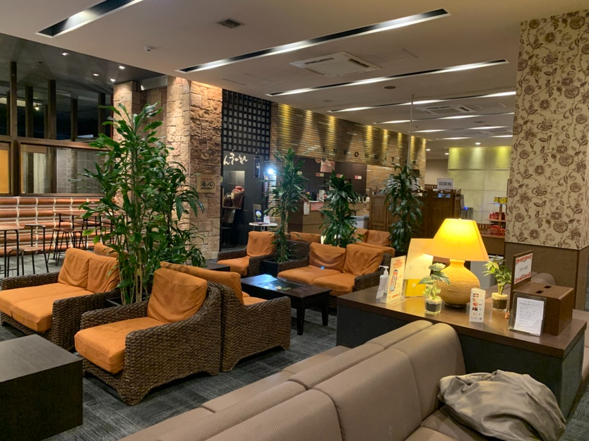 広々としたレストスペース。