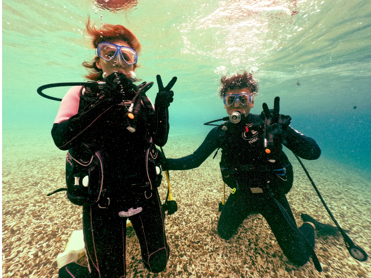 まずは浅いところでしっかり練習★