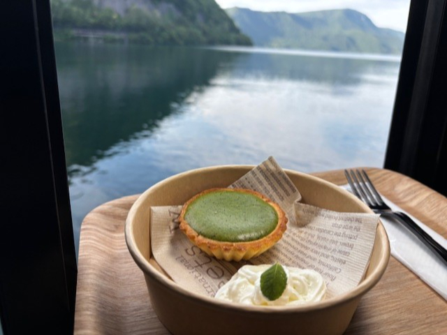 濃厚抹茶チーズタルト550円