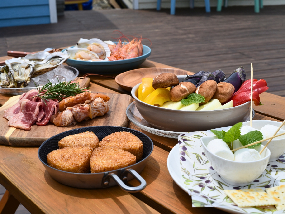 �������Еt�����z�e���ɑS�����C���I��Ԃ�BBQ������C�y�ɂǂ�����