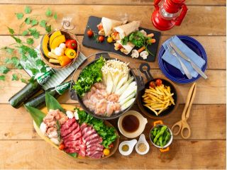 ポップスターBBQプランは全7品!