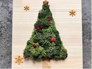 玄関やデスクに飾れば、ほっと心和むクリスマスのアクセントに