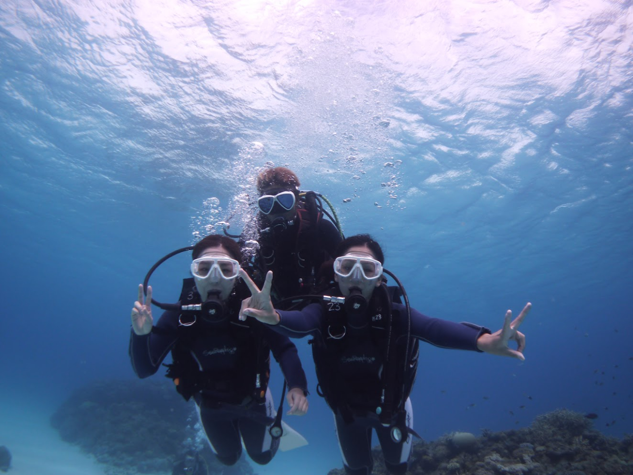 インストラクター1名にお客様は2名までで安全管理は万全!