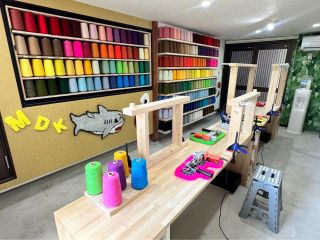 30p×30pのラグ作り体験ができます♪