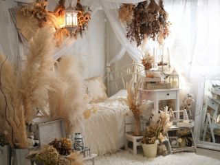 ドライフラワーに囲まれた“非日常空間”にて撮影が可能です