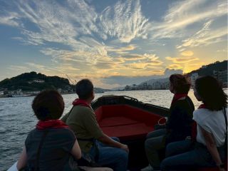 夕暮れの尾道水道