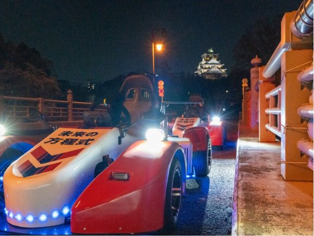 夜の大阪城です♪