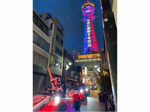 夜の通天閣も堪能できます!!