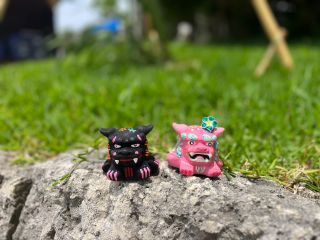 ペアシーサー絵付け体験♪