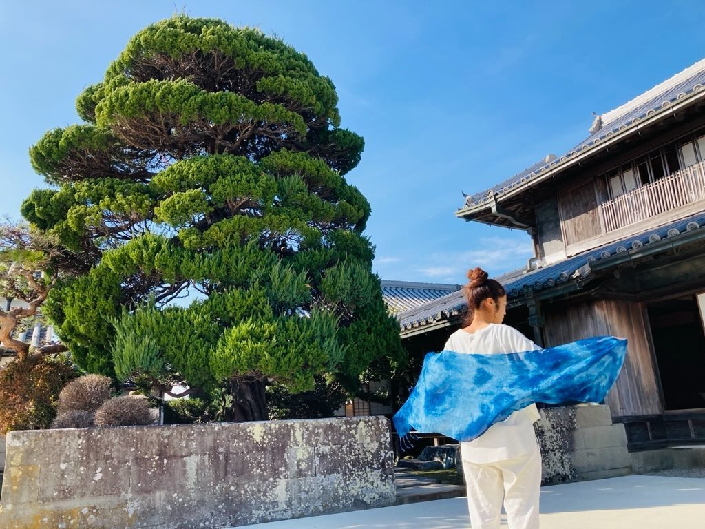 【徳島・藍住町】藍染ハンカチ作り体験｜伝統技法で自分だけの1枚を♪