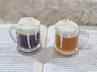 本物そっくりなミニビールキャンドル!
