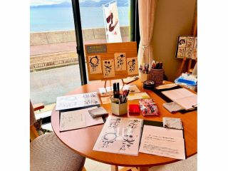 海の見えるアトリエです♪