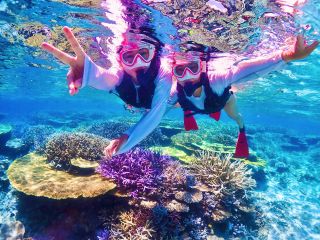 水中写真に自信あり!カップル・友人グループ・女性同士・家族連れに大人気なシュノーケルツアーです!
