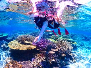 水中写真に自信あり!カップル・友人グループ・女性同士・家族連れに大人気なシュノーケルツアーです!