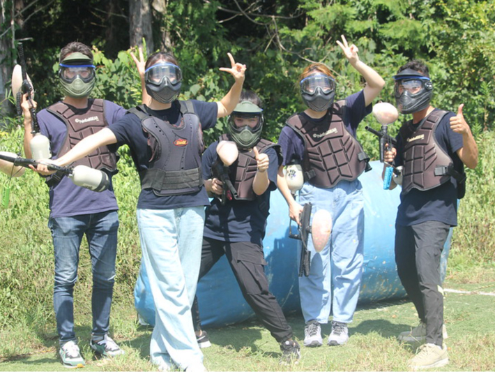 新感覚サバイバルゲーム♪ペイント銃で撃ち合うハチャメチャバトル！【団体・ファミリ...