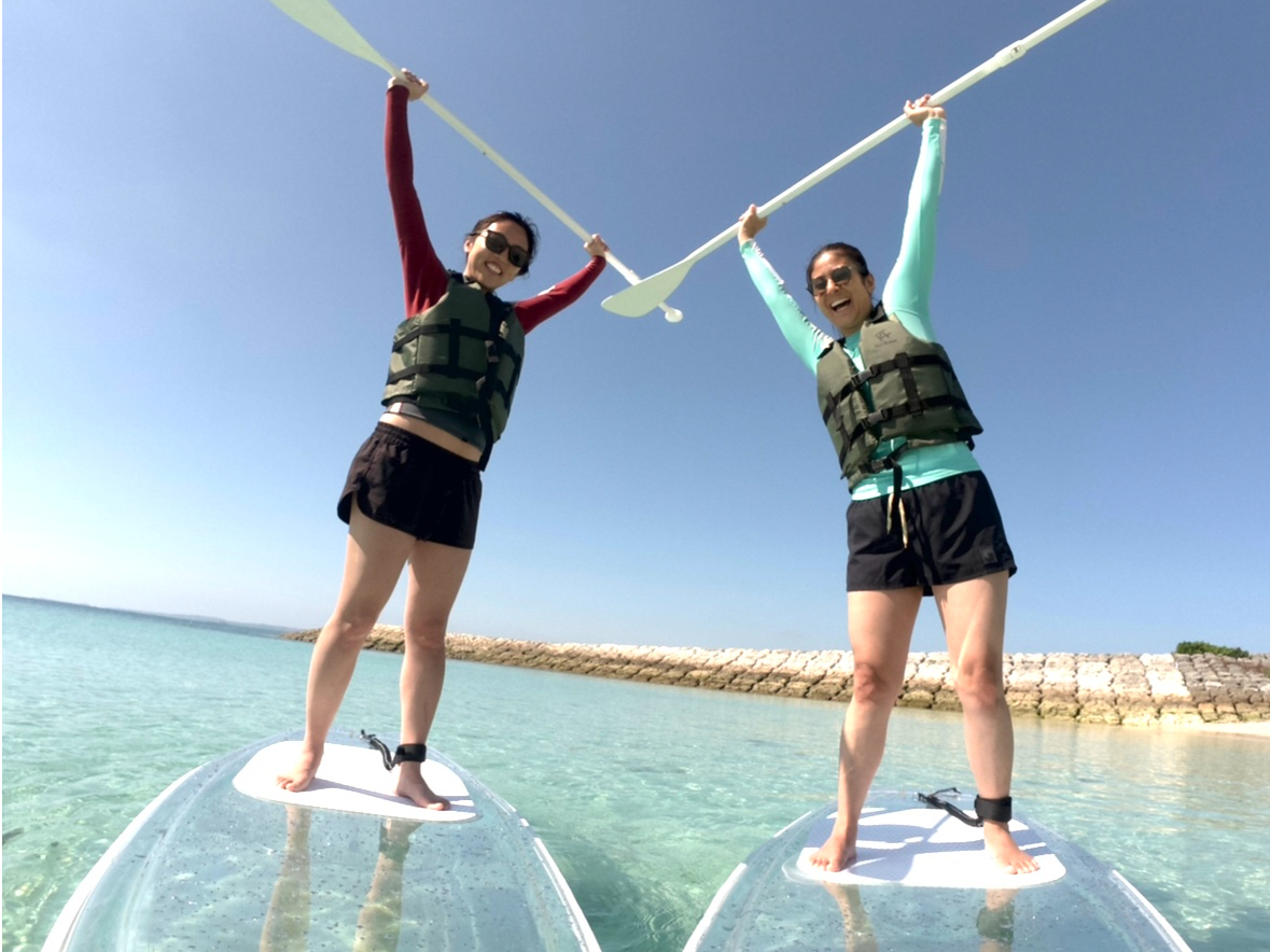 安定感バツグン!クリアSUP!!