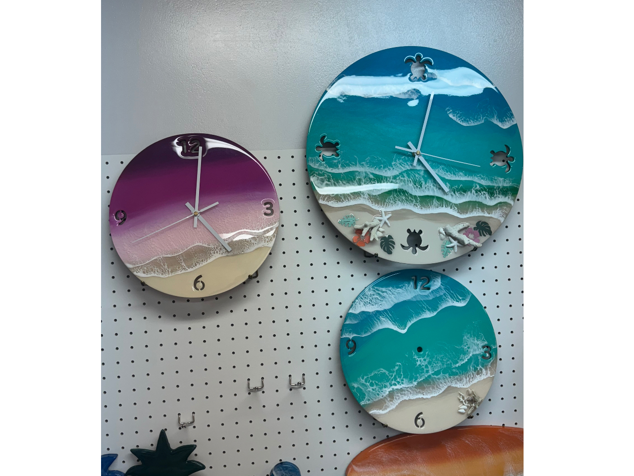 A3パネル・時計/1組貸切】 波レジンアート体験♪じゃらん限定