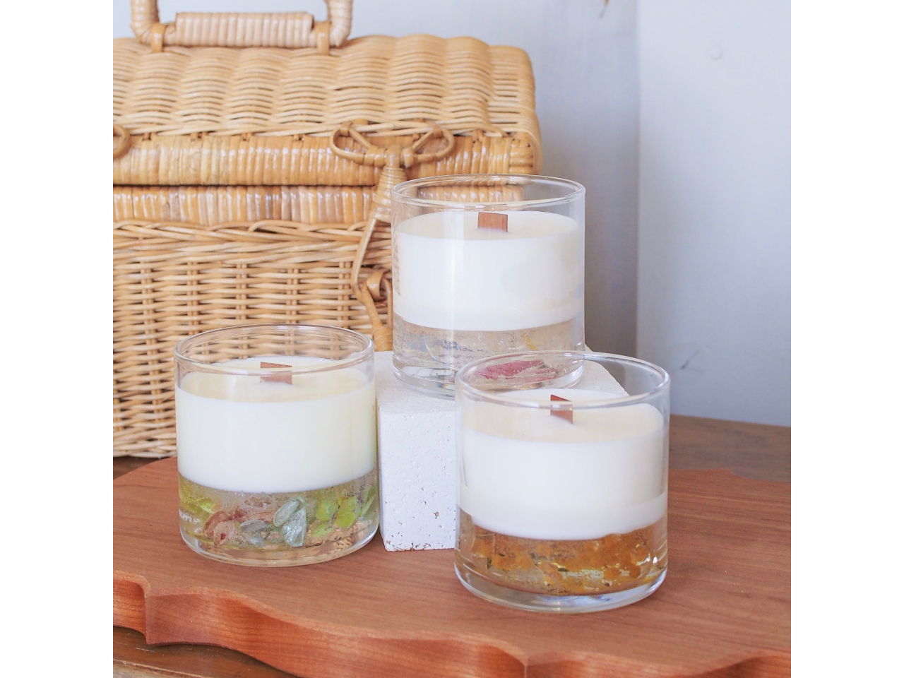 【1day workshop│ ソイ&ジェルアロマキャンドル作り体験】制作時間約...