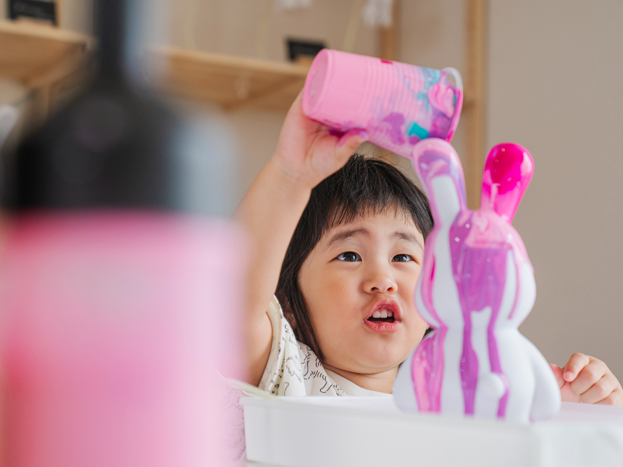 小さいお子様も一人でできちゃいます!