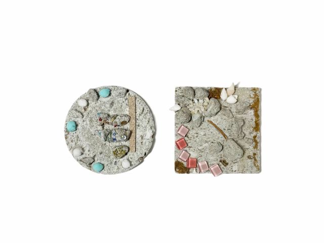 石貼り体験コースのお写真一例です♪