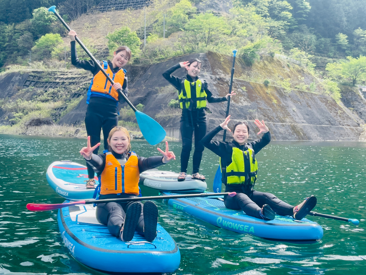 【関東・埼玉】秩父さくら湖　☆SUP（サップ）デビュー大歓迎☆　貸し切り＆しっか...