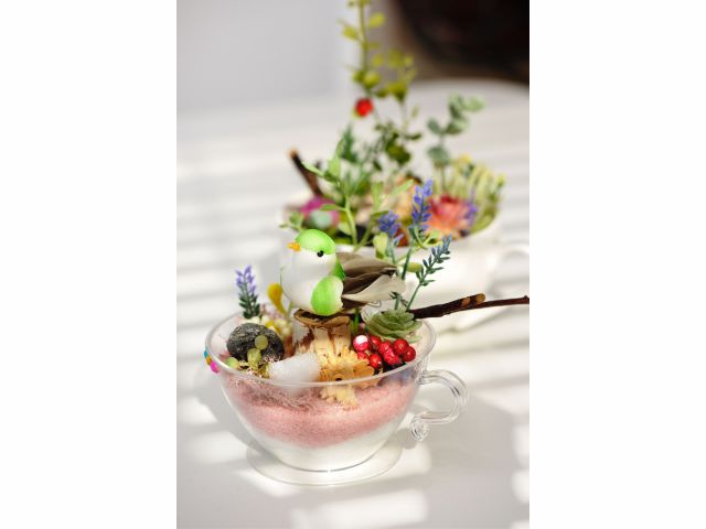 作品例@小学生 ※商品の入荷状況により、器やマスコット・材料等は異なります