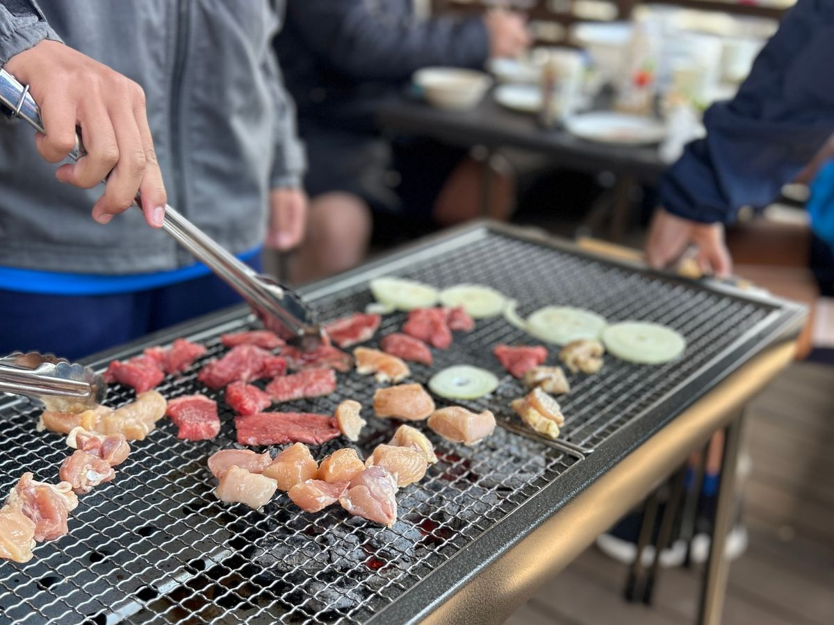 BBQの様子♪