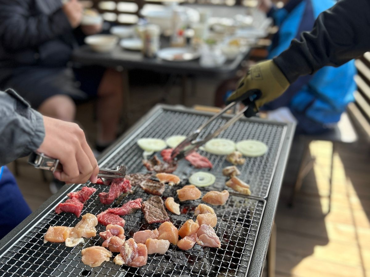 BBQの様子♪
