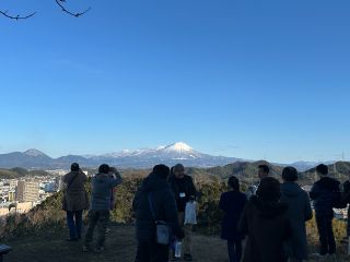 米子城跡から眺める、中国地方最高峰の大山(だいせん)