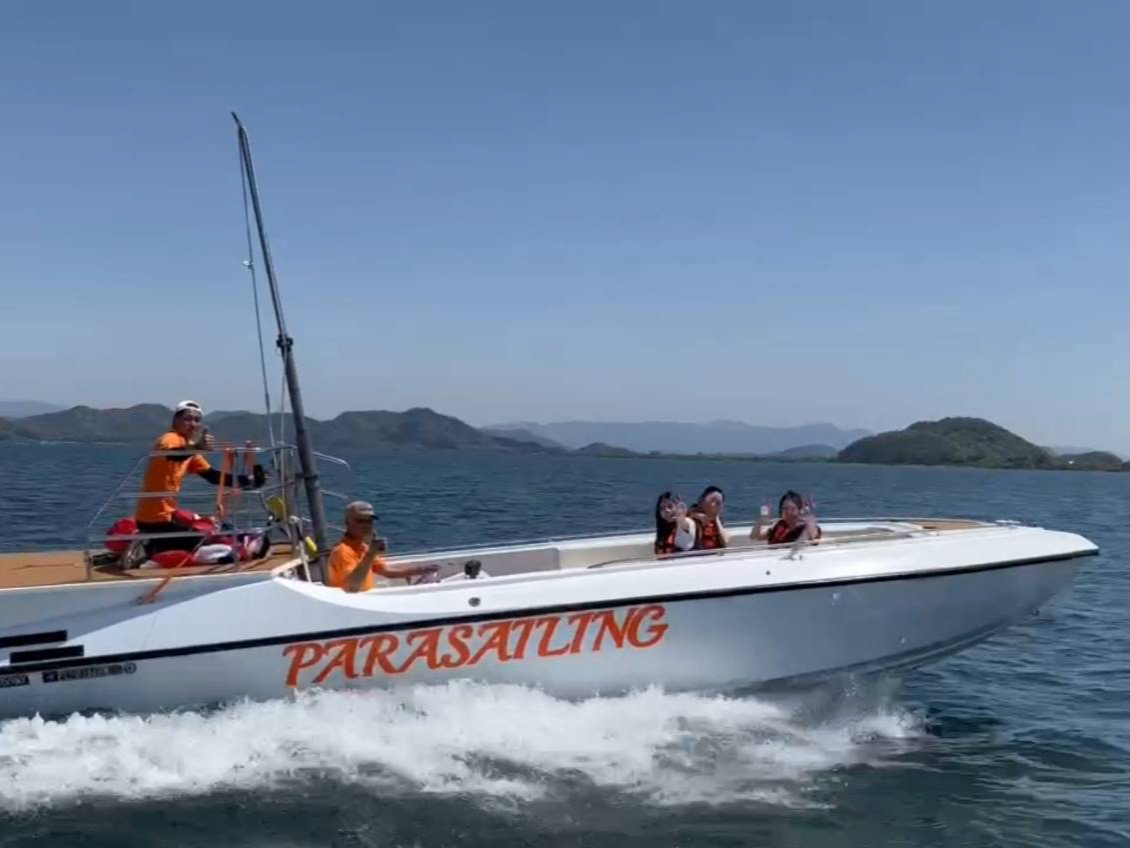 滋賀/近江八幡】空飛ぶマリンスポーツ「パラセーリング」＼湖上絶景