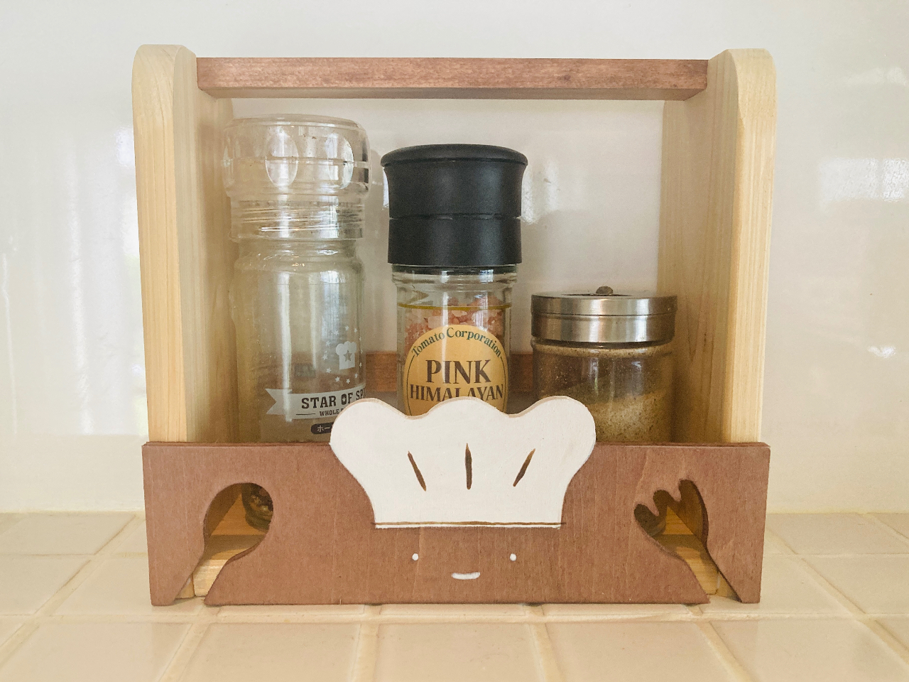 オリジナルの手作りスパイスラック!