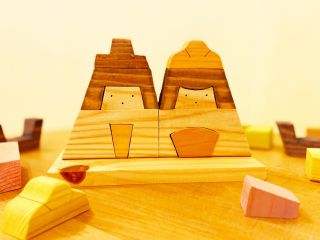 飾れる組み木のお雛様でオリジナルのひな祭りを迎えましょう!