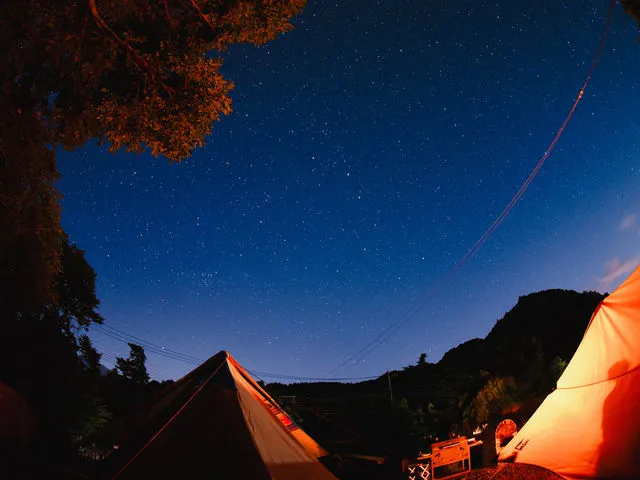 夜は星空をきれいに見渡せます。