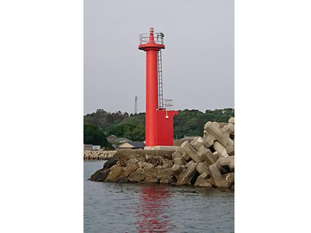 赤灯台を目印に体験スタート!!