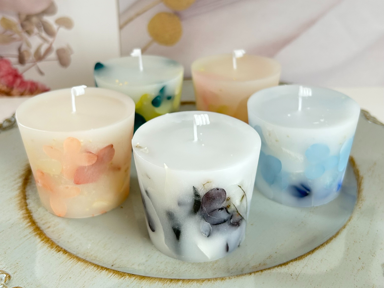 ミニサイズ アロマボタニカルキャンドル