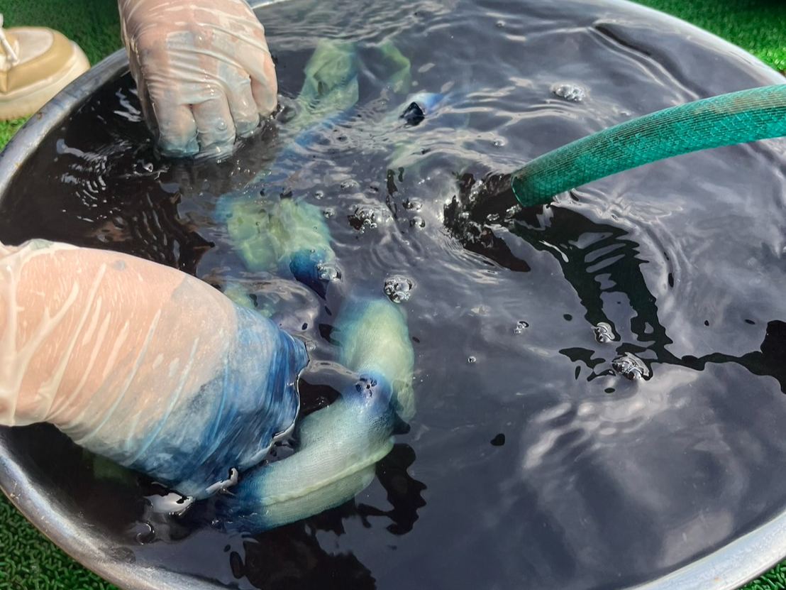 藍染め体験】親子でTシャツ染め！7月19日開催！本藍で染める藍染め体験