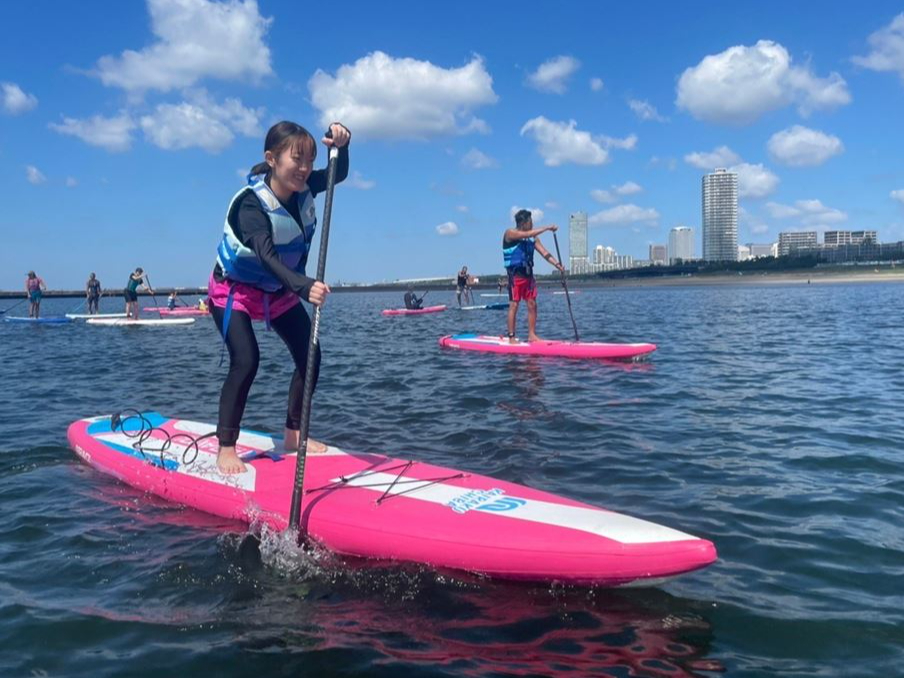 【千葉・幕張・SUP】手ぶらで水上散歩を体験!インストラクターが優しく丁寧にエス...