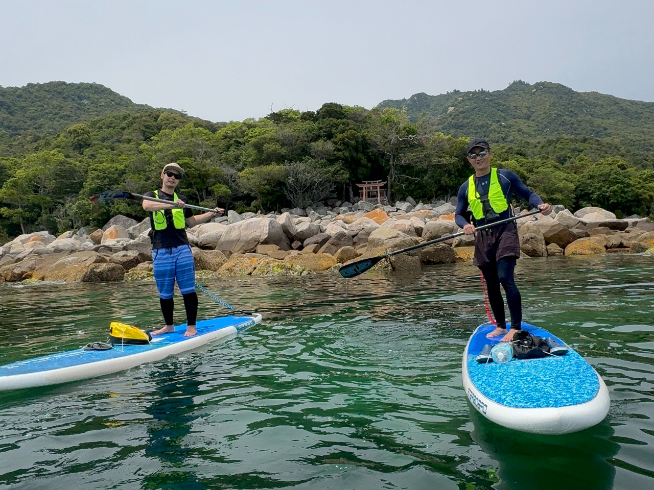 1日一組限定！宮島・大鳥居ドッグSUPツアー】愛犬と一緒にSUPができる