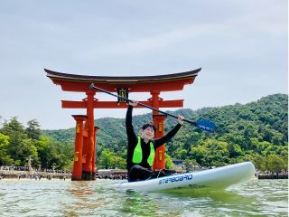 海から眺める大鳥居は圧巻!