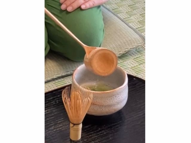 難しいお作法は省略した、気軽に楽しめるお抹茶体験
